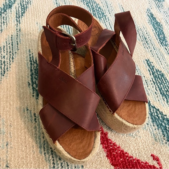 Alohas Vegas Platform Leather Sandals - Picture 4 of 7